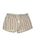 Roxy 100% Cotton Stripes Brown Shorts Size XL - photo 1
