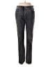 Ann Taylor LOFT Chevron-herringbone Gray Black Jeans Size 28 waist - photo 1