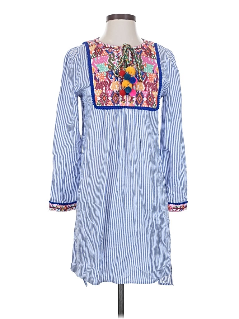 Pre-owned Chelsea & Theodore Casual Dress In Blue