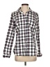 Gap Outlet Plaid Ivory Long Sleeve Button-Down Shirt Size S - photo 1