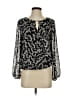 Vince Camuto 100% Polyester Black Long Sleeve Blouse Size S - photo 1