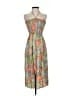 Unbranded Tropical Orange Cocktail Dress Size S - photo 1