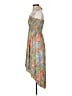 Unbranded Tropical Orange Cocktail Dress Size S - photo 5