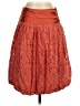 Tocca Orange Silk Skirt Size 0 - photo 1