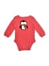 Carter's Graphic Red Long Sleeve Onesie 6-9 MO / 9 MO - photo 1