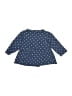 Carter's 100% Cotton Polka Dots Blue 3/4 Sleeve Blouse 3-6 MO / 6 MO - photo 2