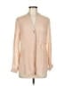 Helmut Lang for Intermix Tan Long Sleeve Blouse Size M - photo 1
