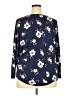 Studio B by BOBEAU Blue Long Sleeve Blouse Size 2X - photo 2