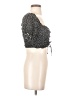 Keliki 100% Rayon Black Short Sleeve Top Size S - photo 4