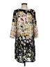 MNG Print Black Casual Dress Size 4 - photo 1