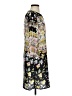 MNG Print Black Casual Dress Size 4 - photo 4