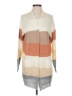 Staccato 100% Polyacrylic Color Block Tan Cardigan Size S - photo 1
