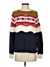Field Flower Color Block Blue Pullover Sweater Size XS - photo 1