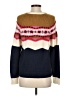 Field Flower Color Block Blue Pullover Sweater Size XS - photo 2
