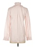 J.Crew Checkered-gingham Pink Long Sleeve Blouse Size 4 - photo 2