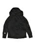 all in motion 100% Polyester Solid Black Zip Up Hoodie Size 6 - 7 - photo 2
