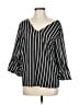 dip Black 3/4 Sleeve Blouse Size M - photo 1