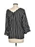 dip Black 3/4 Sleeve Blouse Size M - photo 2