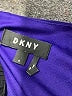 DKNY Solid Purple Cocktail Dress Size 4 - photo 7