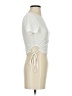 Shein Ivory Short Sleeve Turtleneck Size 4 - photo 4