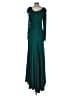 Mac Duggal 100% Polyester Teal Cocktail Dress Size 6 - photo 2