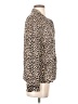 Atmosphere Animal Print Tan Long Sleeve Blouse Size 4 - photo 4