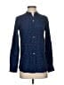 C. Wonder 100% Silk Polka Dots Blue Long Sleeve Silk Top Size XXS - photo 1