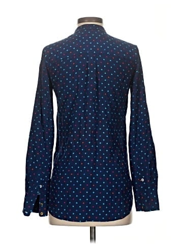 C. Wonder Long Sleeve Silk Top (view 2)