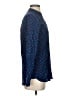 C. Wonder 100% Silk Polka Dots Blue Long Sleeve Silk Top Size XXS - photo 4