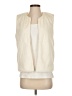 Daily Thread 100% Polyester Ivory Faux Fur Vest Size S - photo 1