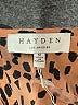 Hayden 100% Polyester Animal Print Brown Casual Dress Size M - photo 7