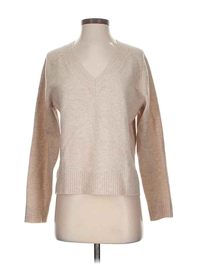 Pre-owned Lilla P Wool Pullover Sweater In Brown