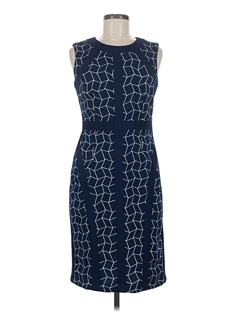 Pre-owned Dm Collection Cocktail Dress In Blue