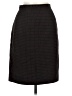 Agenda Tweed Black Wool Skirt Size 8 - photo 1