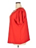 Alison Andrews Red Short Sleeve Blouse Size 3X - photo 5