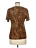 JKLA Animal Print Brown Short Sleeve T-Shirt Size M - photo 2