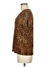JKLA Animal Print Brown Short Sleeve T-Shirt Size M - photo 5