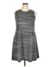 AB Studio Chevron-herringbone Gray Casual Dress Size XL - photo 1