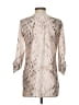 Calvin Klein 100% Polyester Tan 3/4 Sleeve Blouse Size S - photo 2