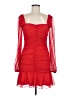 Dee Elly 100% Polyester Red Cocktail Dress Size M - photo 1