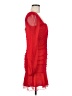 Dee Elly 100% Polyester Red Cocktail Dress Size M - photo 4