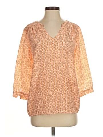 Ellie Kai 3/4 Sleeve Silk Top (view 1)