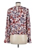 Scripted 100% Polyester Floral Ivory Long Sleeve Blouse Size M - photo 2