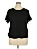 Nostalgia Black Short Sleeve Top Size XL - photo 1