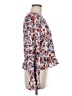 Scripted 100% Polyester Floral Ivory Long Sleeve Blouse Size M - photo 4