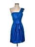 BCBGMAXAZRIA 100% Polyester Blue Cocktail Dress Size 4 (petite) - photo 1