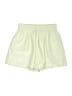 Good American 100% Polyurethane Solid Green Shorts Size Med (2) - photo 1
