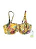 Shade Floral Yellow Swimsuit Top Size L - photo 1