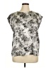 Halogen 100% Polyester Silver Sleeveless Blouse Size XL - photo 1
