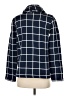J.Crew Factory Store 100% Polyester Checkered-gingham Blue Turtleneck Sweater Size S - photo 2